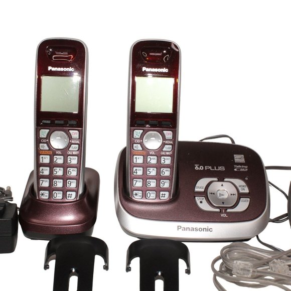 Panasonic KXTG6522 Cordless Telephone With Digital Answering Machine 2 Headsets - Picture 2 of 9